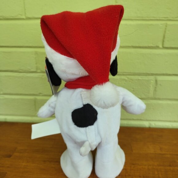 Peanuts Snoopy Santa Dancing Doll Toy Music 2013 Plays "Linus and Lucy" NEW T7 - Picture 6 of 8
